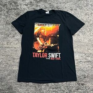 Taylor Swift The Red Tour T Shirt Size Small Black 2013 Concert Tour